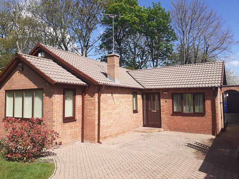 bungalow roof cleaned in Crookes