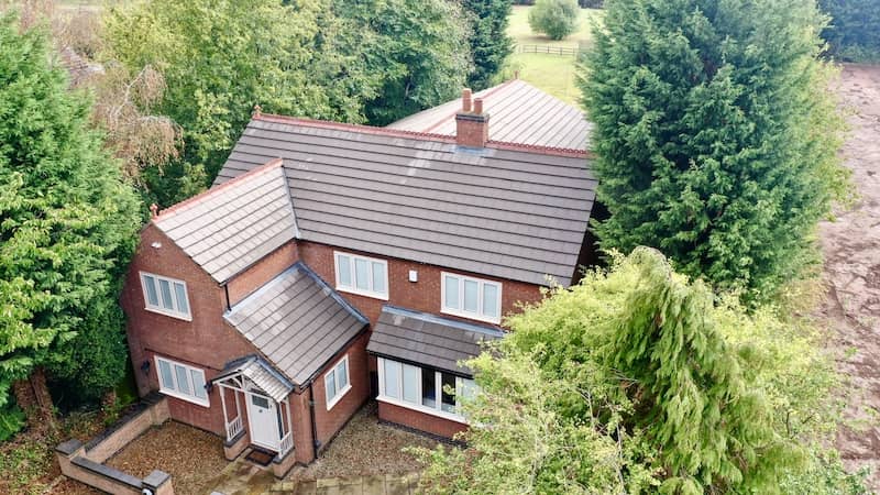 after roof cleaning